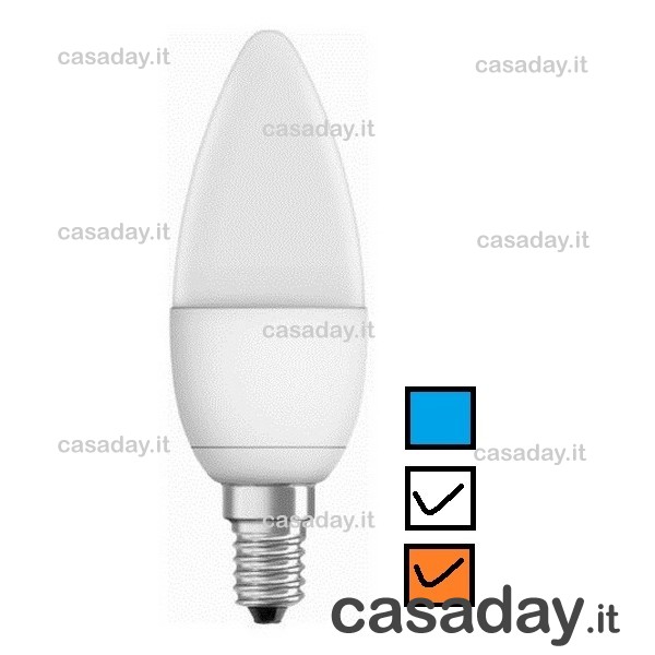 LAMPADINA LED E14 OLIVA-SFERA 3W-25W 